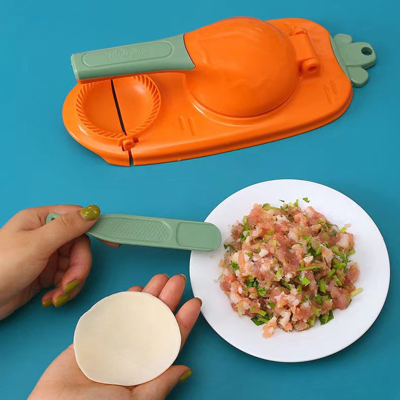 🥟【Kup 1, a otrzymasz 1 gratis】 Wielofunkcyjna forma do pierogów - Podwójna prasa do ciasta, narzędzie kuchenne do gotowania i pieczenia-3903753