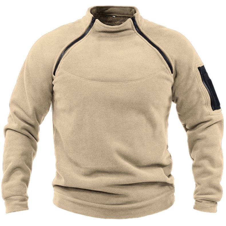 🧔♂️【S-4XL】Męski, ciepły T-shirt outdoorowy na jesień i zimę z długimi rękawami-3788976