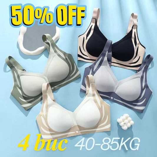 😍49% zniżki【Zestaw 4】Biustonosz bez drutów dla kobiet, jednolity❤️【40-85KG】-3896772