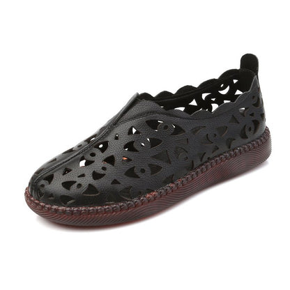 👡【Wiosenne nowości】🔥【35-42】2025 Damskie buty casualowe z okrągłym noskiem i oddychającą podeszwą w stylu retro