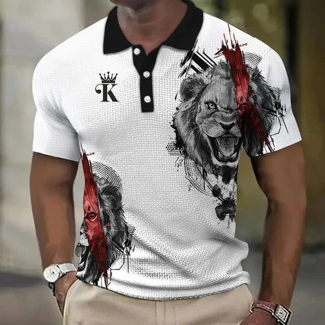 🔥【S-6XL】Męski dres 3D ze zwierzęcym nadrukiem