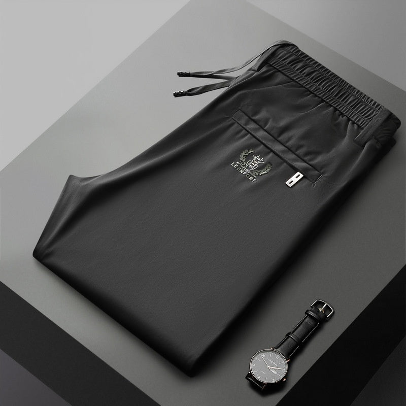 【40-115kg】🔥【Cumpărați 1 obțineți 1】Pantaloni noi de mătase elastică din gheață pentru primăvară și vară 2025