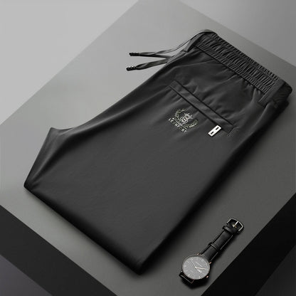 【40-115kg】🔥【Cumpărați 1 obțineți 1】Pantaloni noi de mătase elastică din gheață pentru primăvară și vară 2025