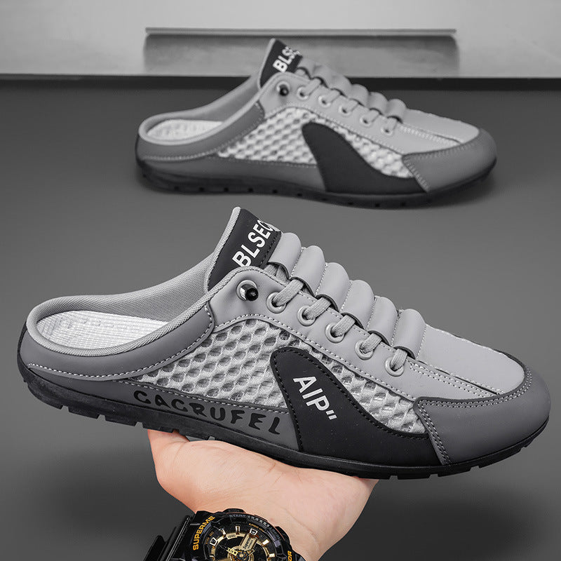 👞🔥【39-44】Nowe męskie sportowe wsuwane i codzienne kapcie-3896188