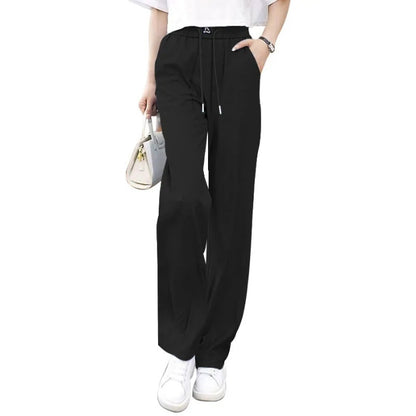 ❤️2025【S-3XL】 Dżinsy z wysokim stanem i szerokimi nogawkami typu Ice Silk-3926146