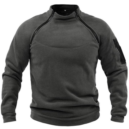 🎉✨【S-4XL】2025 nowa moda męska zimowa ciepła polarowa kurtka bazowa, bluza-3899102