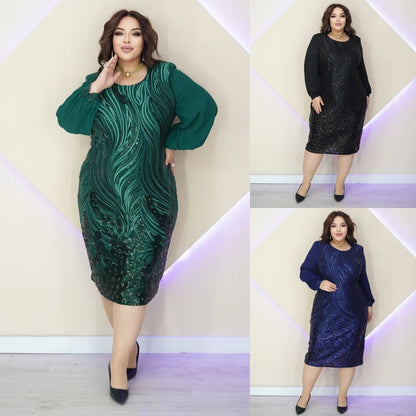 💖💖【Nowe zniżki na produkty】【S-5XL】Nowa i elegancka wysokiej jakości sukienka z szyfonu-3924211