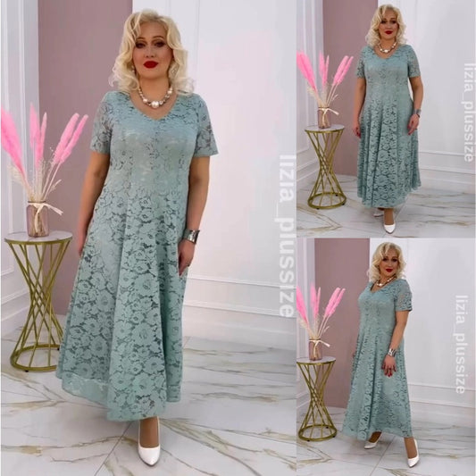 💖💖【S-5XL】2025 Nowa i elegancka sukienka wysokiej jakości-3901860