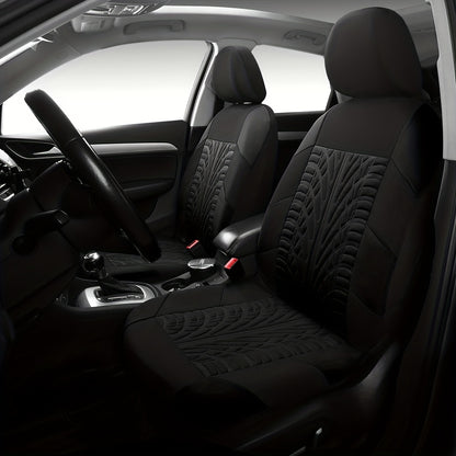 🚗🚗【Oferta ograniczona czasowo】2025 nowy modny uniwersalny miękki skórzany zestaw pokrowców na siedzenia samochodowe-3988584