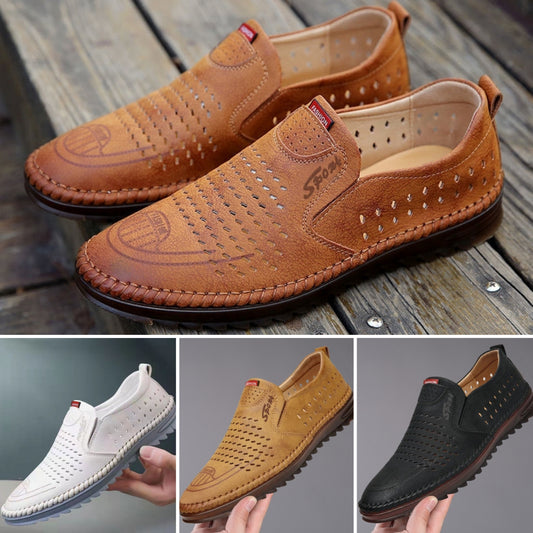 【39-44】 Ręcznie robione skórzane męskie buty outdoorowe-3981026