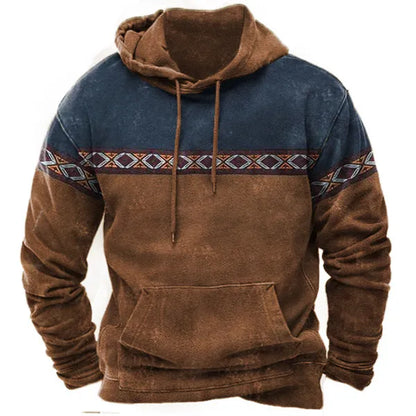🔥[S-5XL] 2024 męska, pogrubiona bluza 3D z długimi rękawami, zapewniająca ciepło i zimno jesienią i zimą-3794212