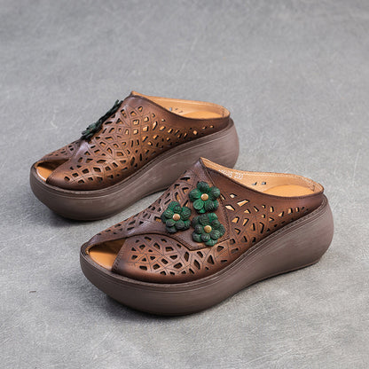 👡【35-40】Nowe sandały retro na grubej podeszwie