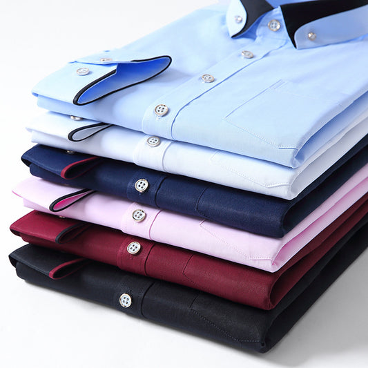 【S-4XL】👕2024 Nowa oddychająca biznesowa koszula męska casual 3616375