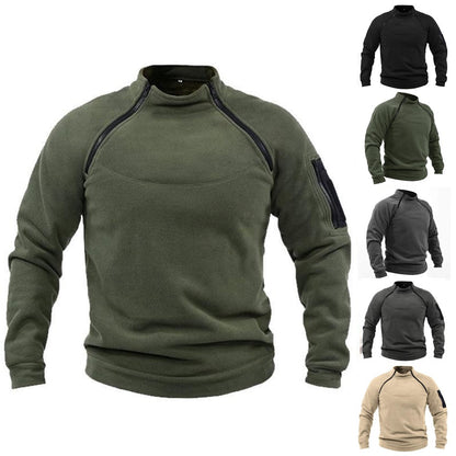 🎉✨【S-4XL】2025 nowa moda męska zimowa ciepła polarowa kurtka bazowa, bluza-3899102