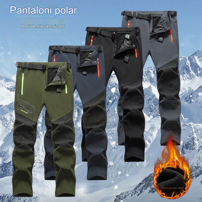👖[39% zniżki] [S-5XL] 2024 jesienno-zimowa nowe męskie wodoodporne, ciepłe spodnie na co dzień--3875268