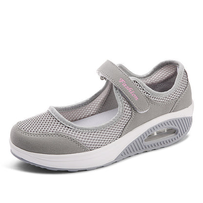 🔥【35-42】2025 nowe buty damskie z niską cholewką i siateczką na poduszce powietrznej-3894981