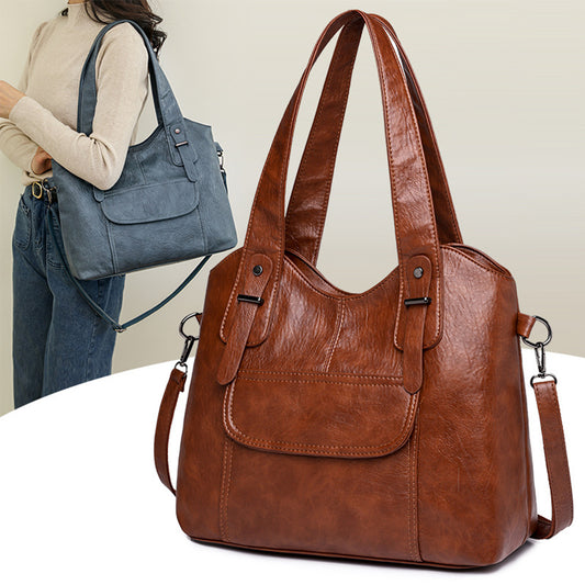 【45% zniżki】👜Nowa torebka damska na ramię z prawdziwej skóry bydlęcej-3890478