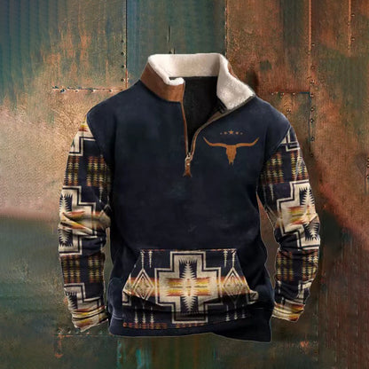 👕【49% ZNIŻKI】【S-4XL】2024 Jesienno-zimowy męski modny, ciepły sweter z długim rękawem i nadrukiem 3D-3856917