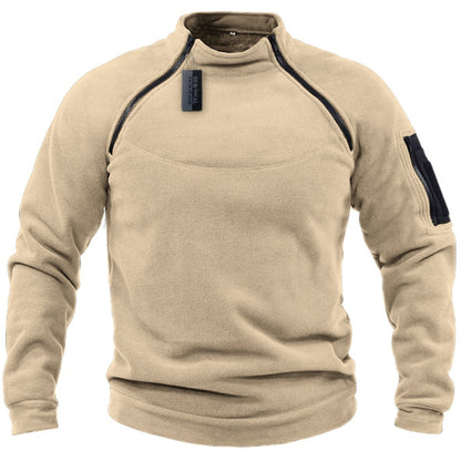 🧔‍♂️【S-4XL】Męski, ciepły T-shirt outdoorowy na jesień i zimę z długimi rękawami-3788976