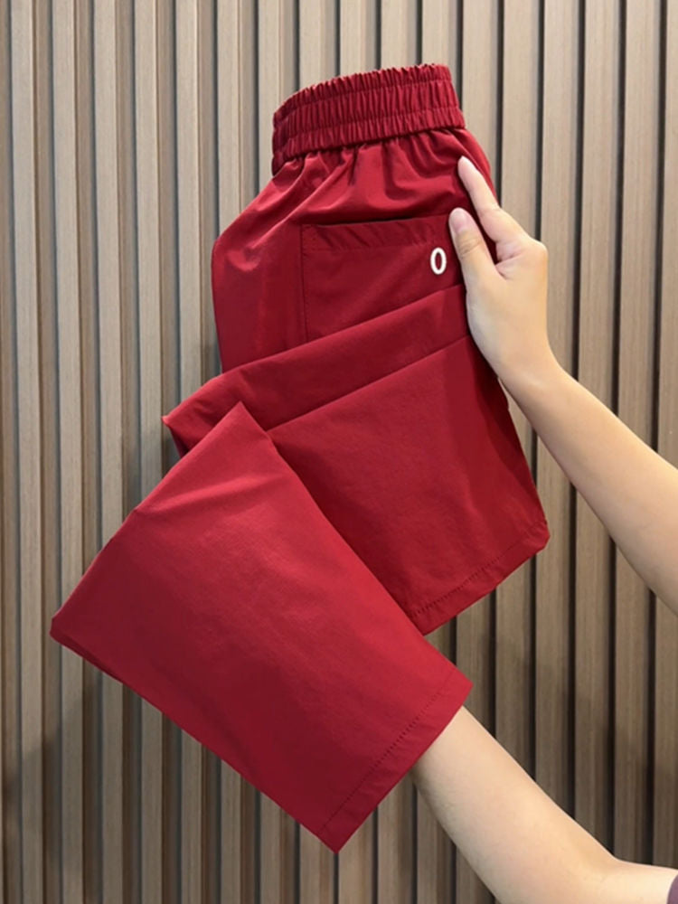 🔥【M-4XL】Damskie bawełniane spodnie z elastyczną talią