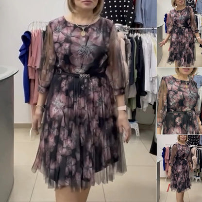 【🔥🏆Najlepiej sprzedające się produkty】👗【S-5XL】nowa sukienka z nadrukiem