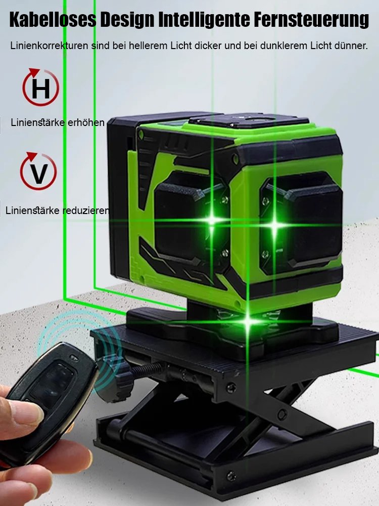 Nowa, precyzyjna, wydajna poziomica laserowa liniowa