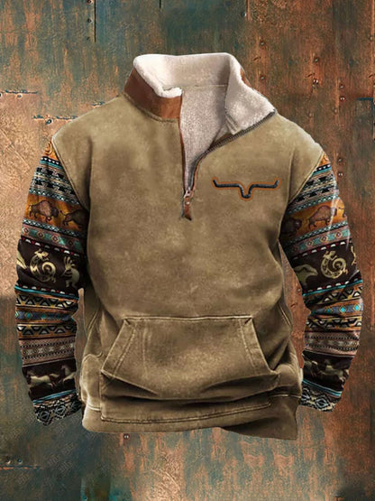 👕【49% ZNIŻKI】【S-4XL】2024 Jesienno-zimowy męski modny, ciepły sweter z długim rękawem i nadrukiem 3D-3856917
