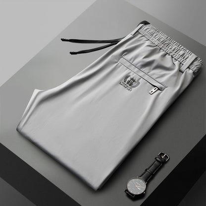 【40-115kg】🔥【Cumpărați 1 obțineți 1】Pantaloni noi de mătase elastică din gheață pentru primăvară și vară 2025