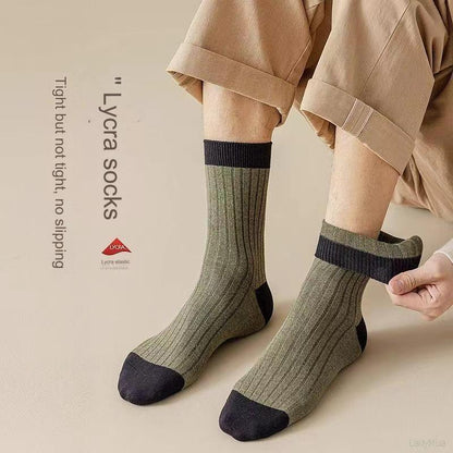 😍🧦【Kúpte 5 a získate 5 zadarmo】2024 nových pánskych bavlnených dezodorantových ponožiek absorbujúcich pot