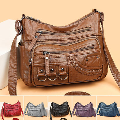 💥【50% zniżka na czas ograniczony】👜2025 nowa torba na ramię / crossbody z miękkiej skóry o dużej pojemności-3892992