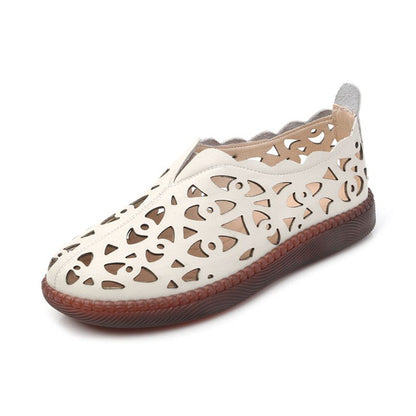 👡【Wiosenne nowości】🔥【35-42】2025 Damskie buty casualowe z okrągłym noskiem i oddychającą podeszwą w stylu retro
