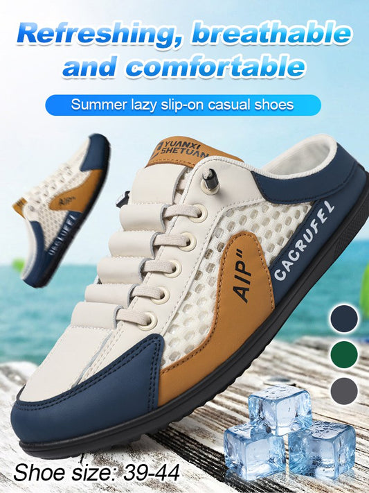 👞🔥【39-44】Nowe męskie sportowe wsuwane i codzienne kapcie-3896188