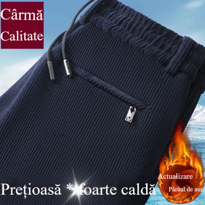 👖👖Zniżka 45%【M-5XL】Jesienno-zimowe aksamitne i aksamitne męskie spodnie dresowe Luźne spodnie na co dzień
