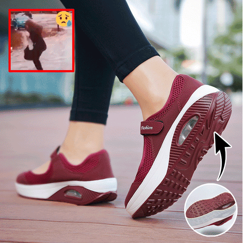 🔥【35-42】2025 nowe buty damskie z niską cholewką i siateczką na poduszce powietrznej-3894981