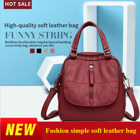 ❤️【Ekskluzywne oferty】Prosta i stylowa torba z miękkiej skóry-3903819