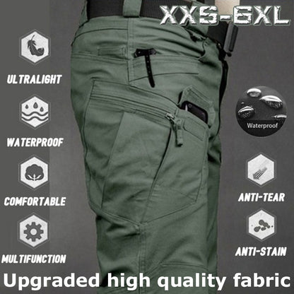 【Oryginalna zniżka fabryczna 45%】Męskie Casual Męskie Wodoodporne Wodoodporne Outdoor Trekking Taktyczne Spodnie SWAT.