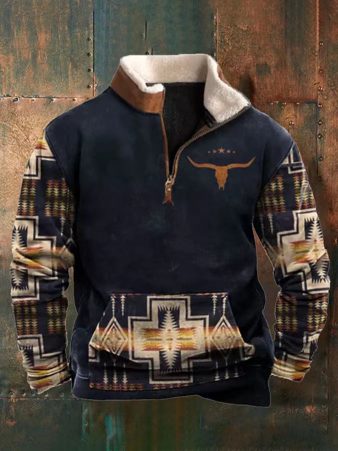 👕【49% ZNIŻKI】【S-4XL】2024 Jesienno-zimowy męski modny, ciepły sweter z długim rękawem i nadrukiem 3D-3856917