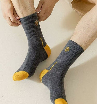 🏆【10 par】🧦Męskie bawełniane skarpetki z dezodorantem pochłaniającym pot-3907358
