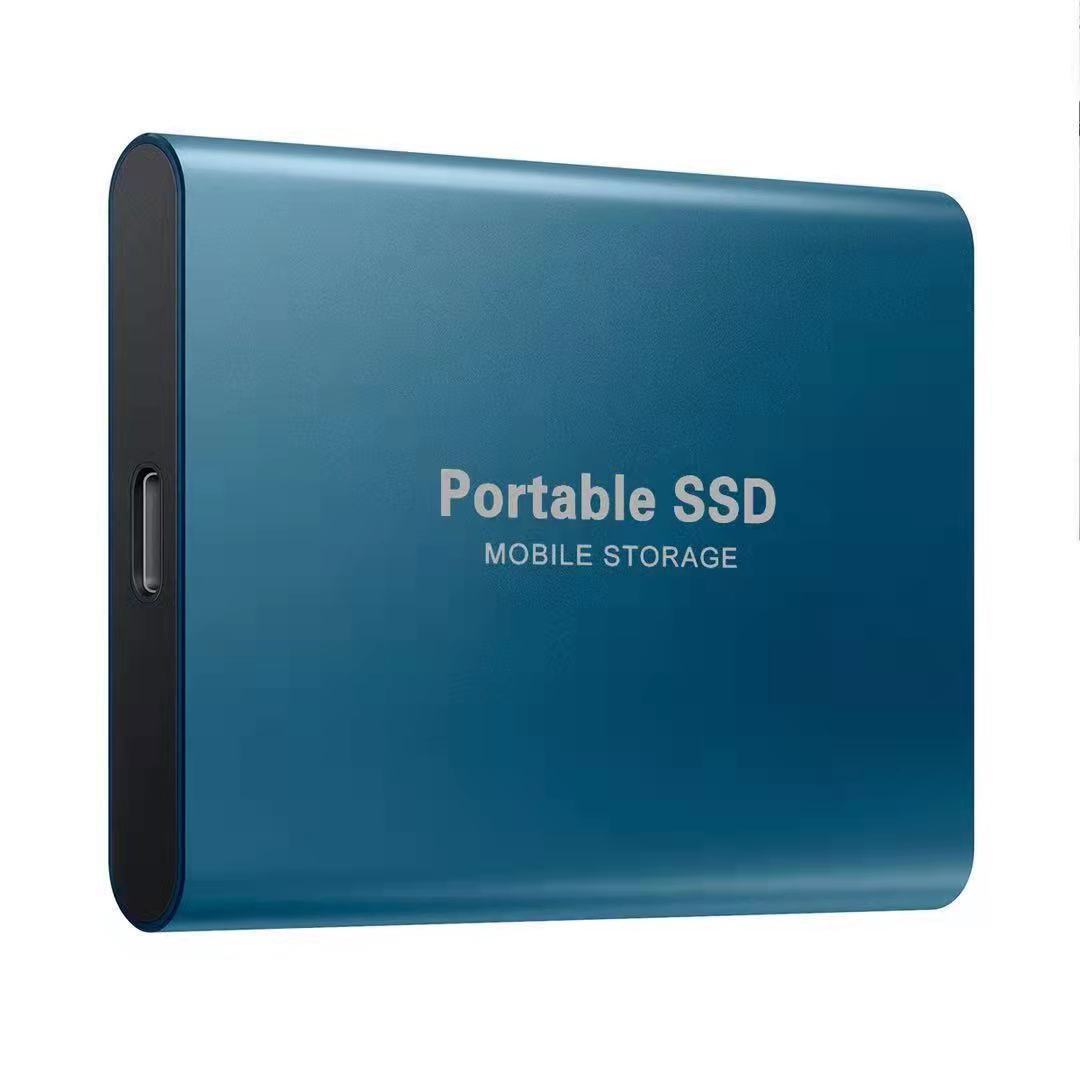 💻[Mały zewnętrzny dysk SSD] 📱Szybka prędkość transferu, mały rozmiar, lekka konstrukcja, odporna na wstrząsy, stabilna