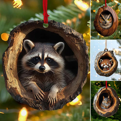 【5 sztuk】🎄Ozdoby choinkowe ze zwierzętami. małe ozdoby zwierzęce-3836541