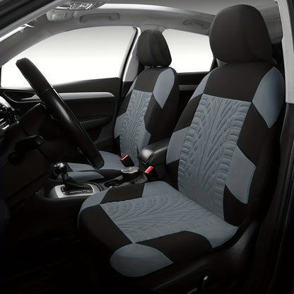 🚗🚗【Oferta ograniczona czasowo】2025 nowy modny uniwersalny miękki skórzany zestaw pokrowców na siedzenia samochodowe-3988584