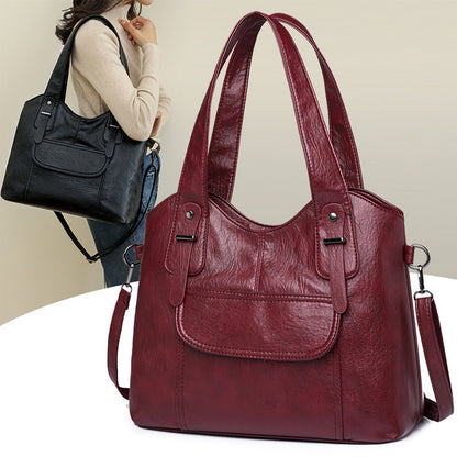 【45% zniżki】👜Nowa torebka damska na ramię z prawdziwej skóry bydlęcej-3890478
