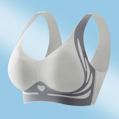 😍【4 darab】Női egyrészes vezeték nélküli melltartó❤️【40-85kg】-3900254