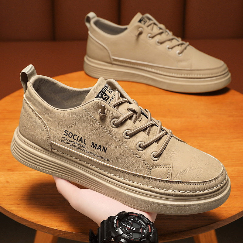 Descuento de fábrica del 45%【39-44】 2025 Primavera Nuevos zapatos de cuero de cuero de vaca suave Zapatos casuales