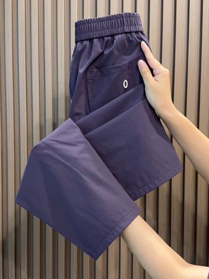 🔥【M-4XL】Damskie bawełniane spodnie z elastyczną talią