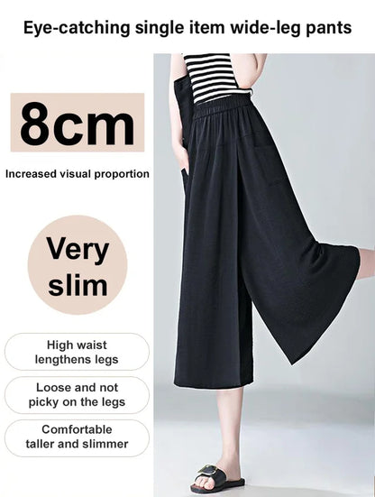 【M-4XL】Modne, swobodne spodnie z szerokimi nogawkami