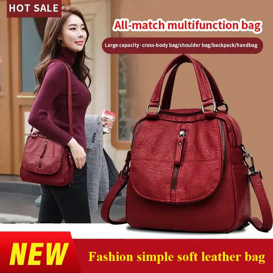 ❤️【Ekskluzywne oferty】Prosta i stylowa torba z miękkiej skóry-3903819