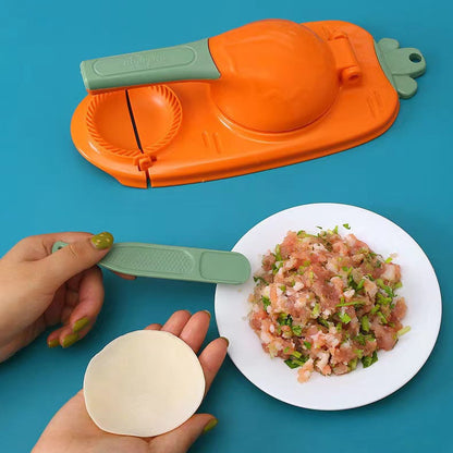 🥟【Kup 1, a otrzymasz 1 gratis】 Wielofunkcyjna forma do pierogów - Podwójna prasa do ciasta, narzędzie kuchenne do gotowania i pieczenia-3903753