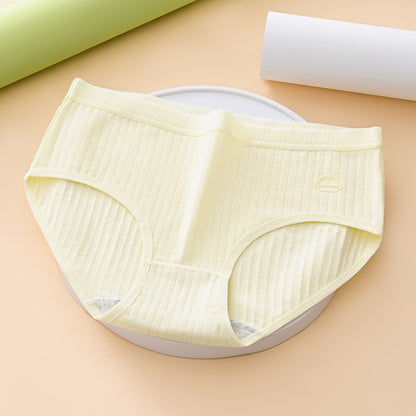 【7 sztuk】Prosta, wysokiej jakości, antybakteryjna bielizna z wysokim stanem, odpowiednia dla kobiet o wadze 35-90Kg-3883782