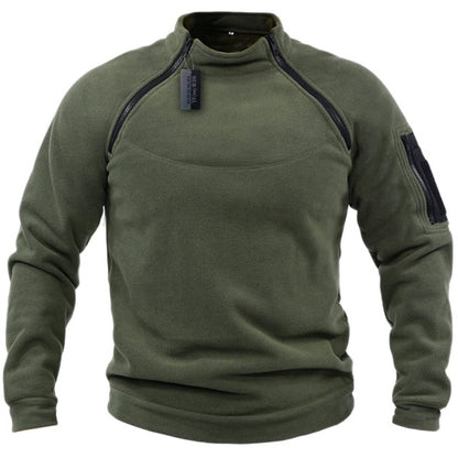 🧔‍♂️【S-4XL】Męski, ciepły T-shirt outdoorowy na jesień i zimę z długimi rękawami-3788976